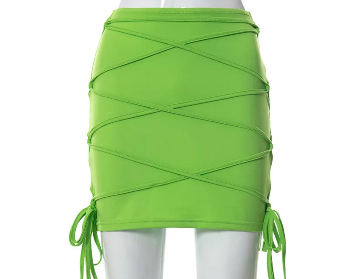 Go Green Mini Skirt